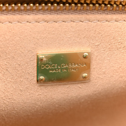 Dolce & Gabbana Calfskin Ombre DG Logo Flap Crossbody Bag Green 6 of 12