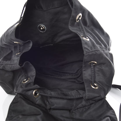 Prada Tessuto Nylon Saffiano Medium Backpack Black 7 of 9