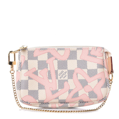 Louis Vuitton Damier Azur Tahitienne Mini Pochette Accessories 1 of 7