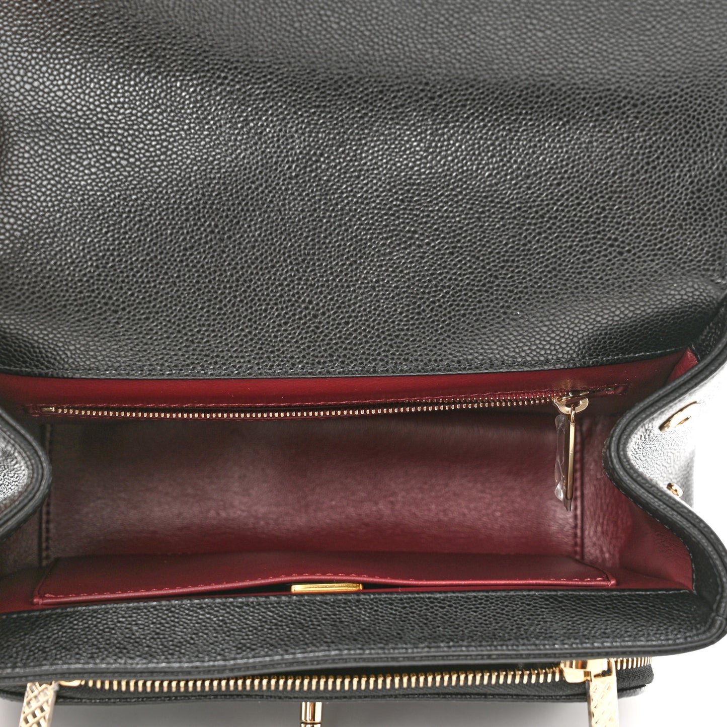 Caviar Quilted Medium Business Affinity Flap Black