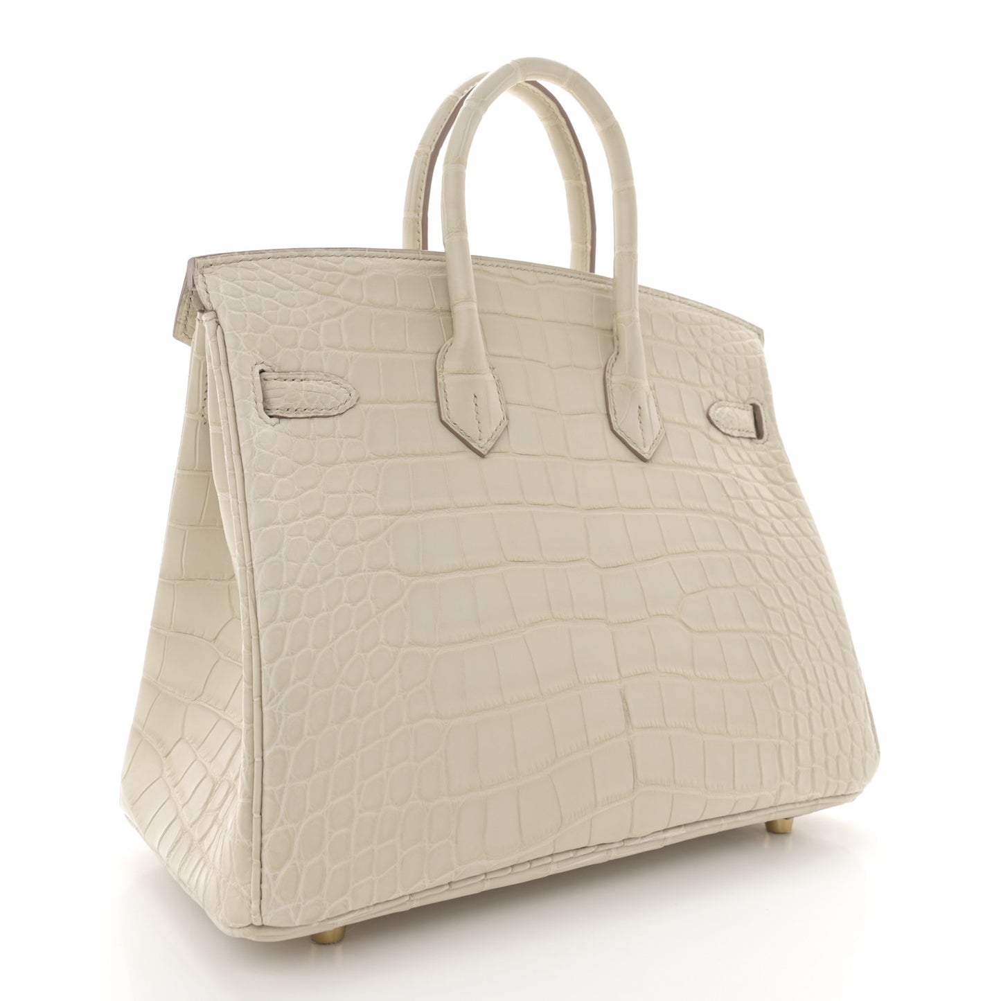 Matte Alligator Birkin 25 Beton