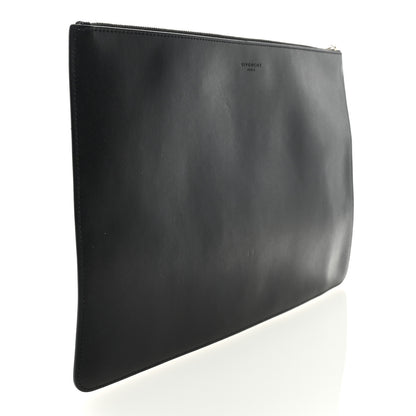 Givenchy Smooth Calfskin Star Small Zip Pouch Black Red 3 of 6