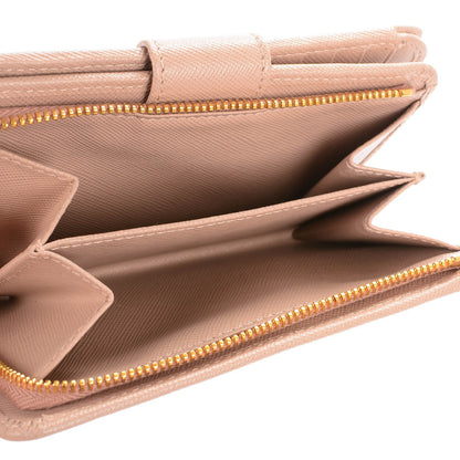 Prada Saffiano Metal Compact Wallet Cammeo 8 of 8