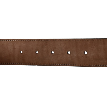 Gucci Guccissima Signature Interlocking G Belt 90 36 Hibiscus Red 4 of 5
