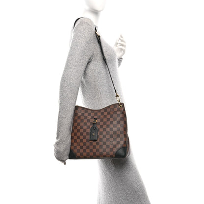 Louis Vuitton Damier Ebene Odeon MM Black Black 2 of 9