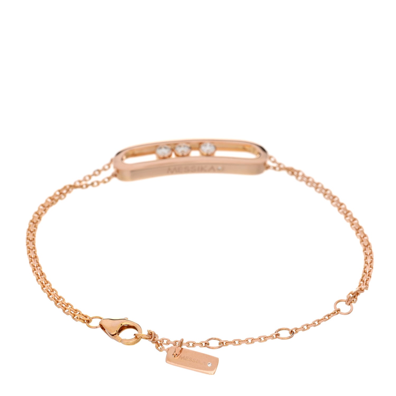 Messika 18K Rose Gold Diamond Move Classique Bracelet 2 of 3