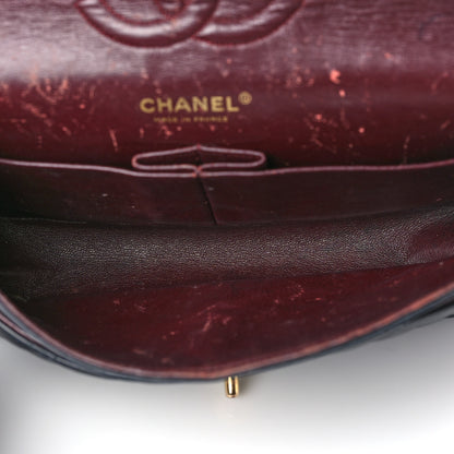 Chanel Lambskin Quilted Medium Double Flap Navy 5 of 15