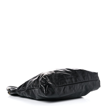 Chanel Shiny Calfskin Quilted Chanel 22 Black 5 of 10