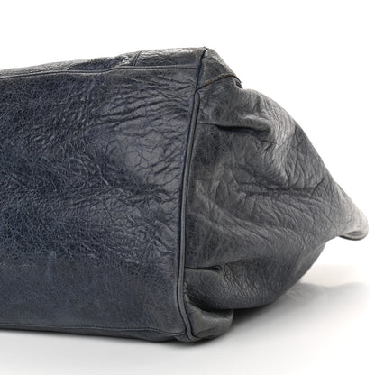 Balenciaga Agneau Classic Hardware Large Sunday Tote Bleu Roi 9 of 9