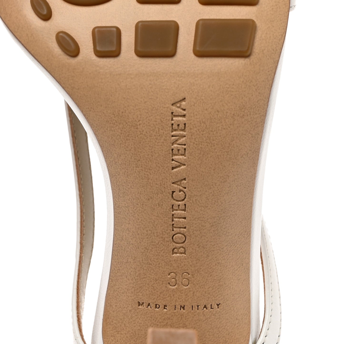 Lambskin Stretch Multi Strap 90mm Sandals 36 Optic White