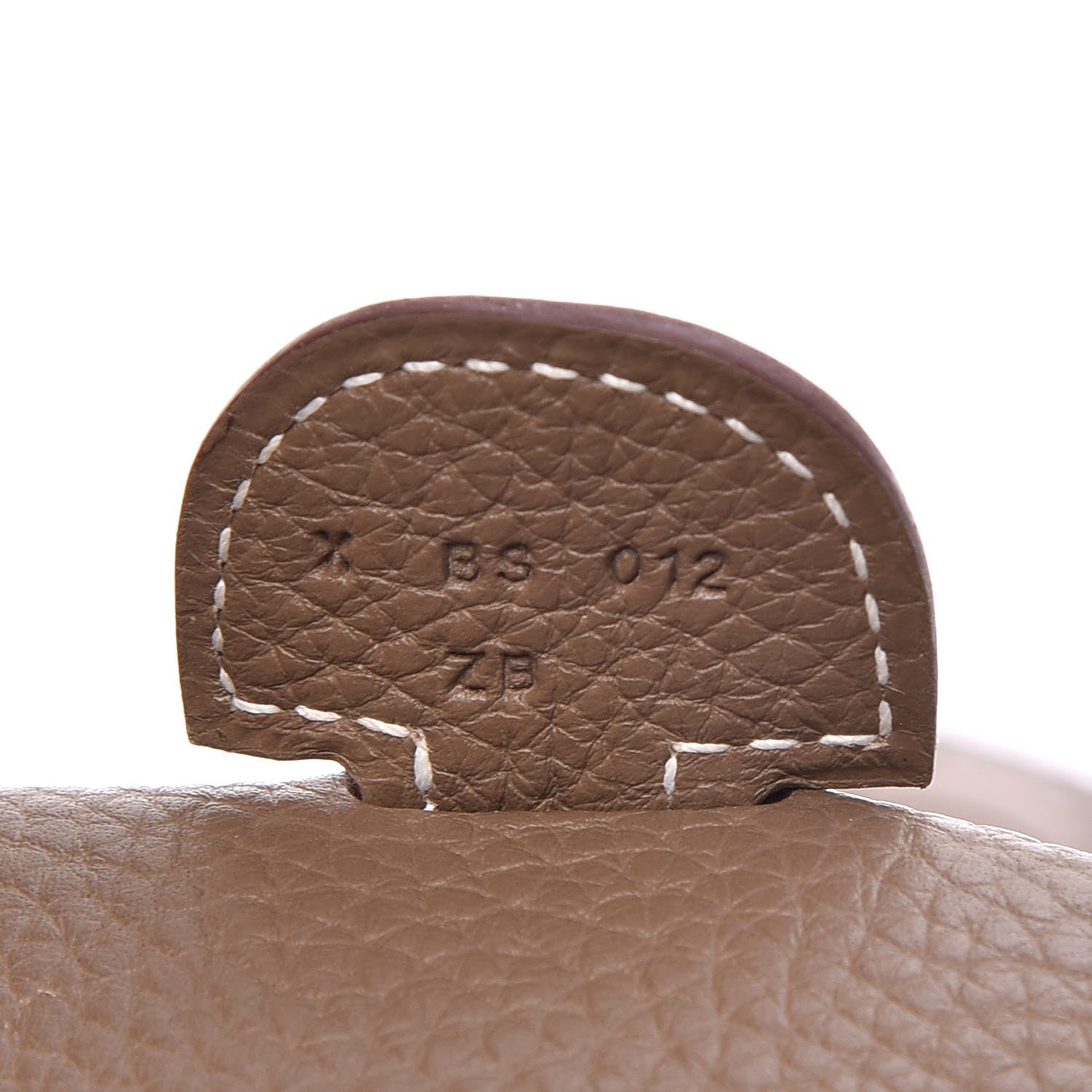 Hermes Taurillon Clemence Evelyne III GM Etoupe 7 of 8
