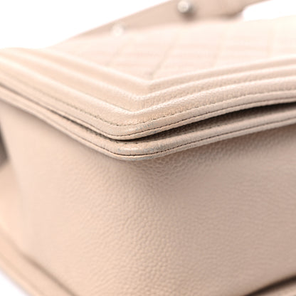 Chanel Caviar Quilted New Medium Boy Flap Beige 8 of 16