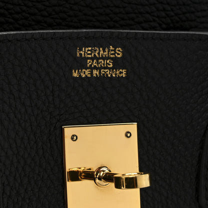 Hermes Togo Birkin 35 Black 6 of 10