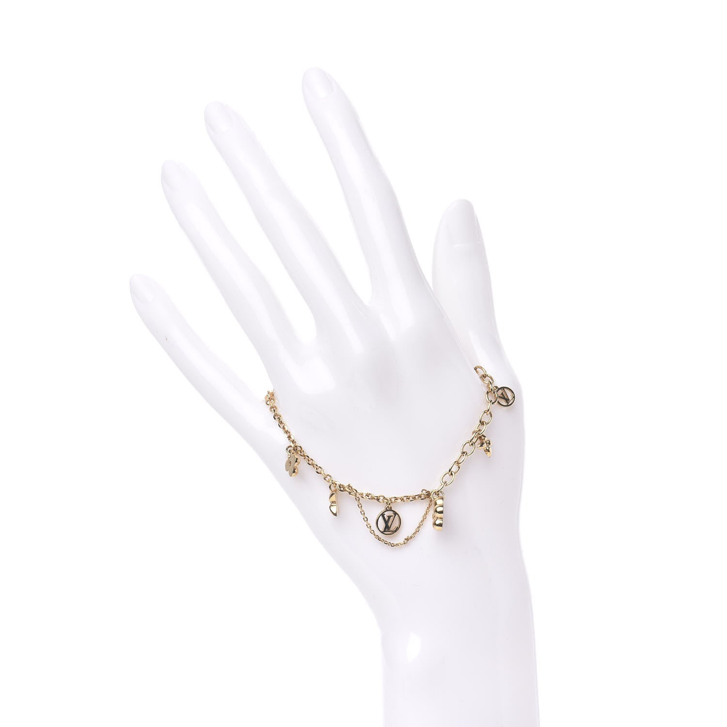 Louis Vuitton Metal Monogram Blooming Supple Bracelet 2 of 6