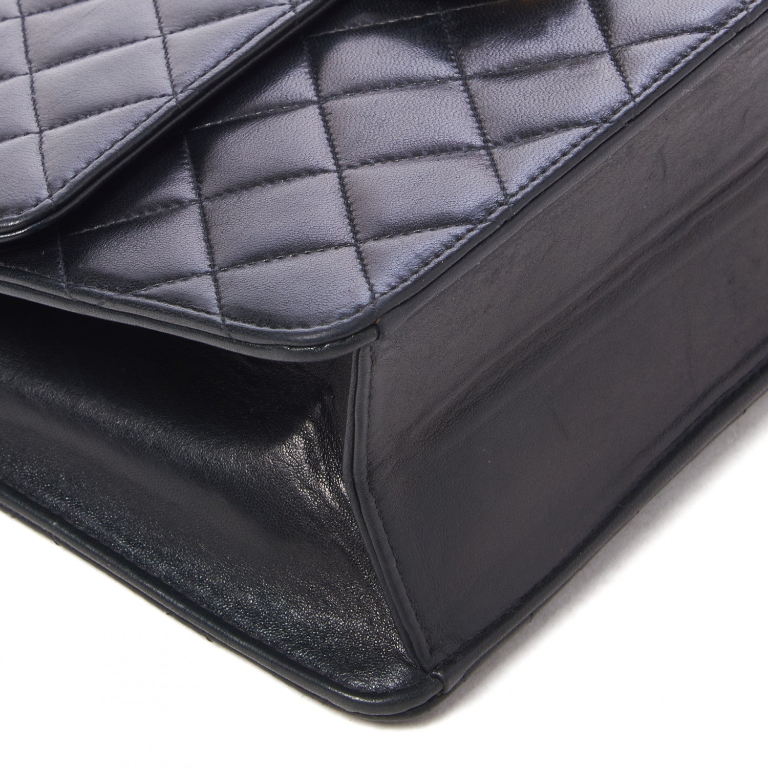 Chanel Lambskin Quilted Small Single Flap Bag Black 5 of 9