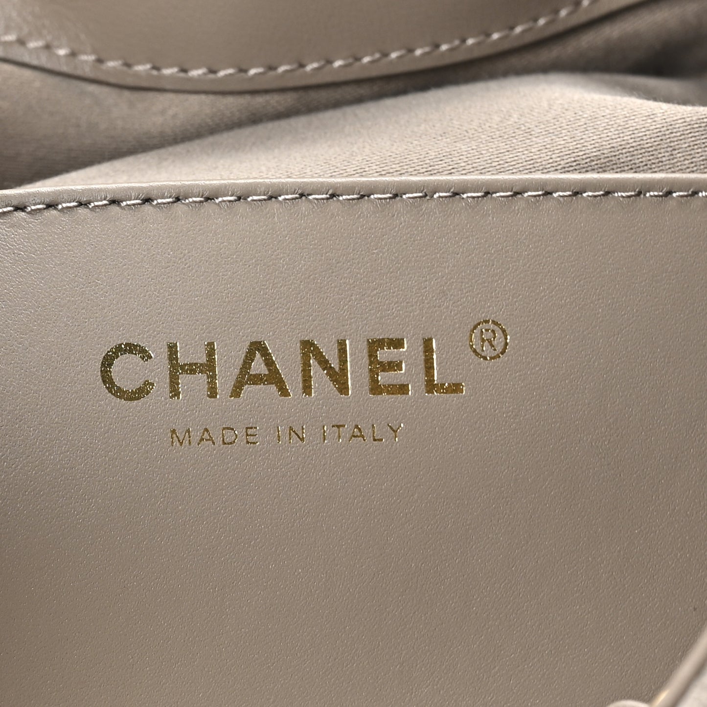 Suede Quilted Medium Chanel 25 Handbag Grey