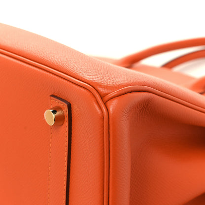 Hermes Epsom Birkin 35 Orange 12 of 12