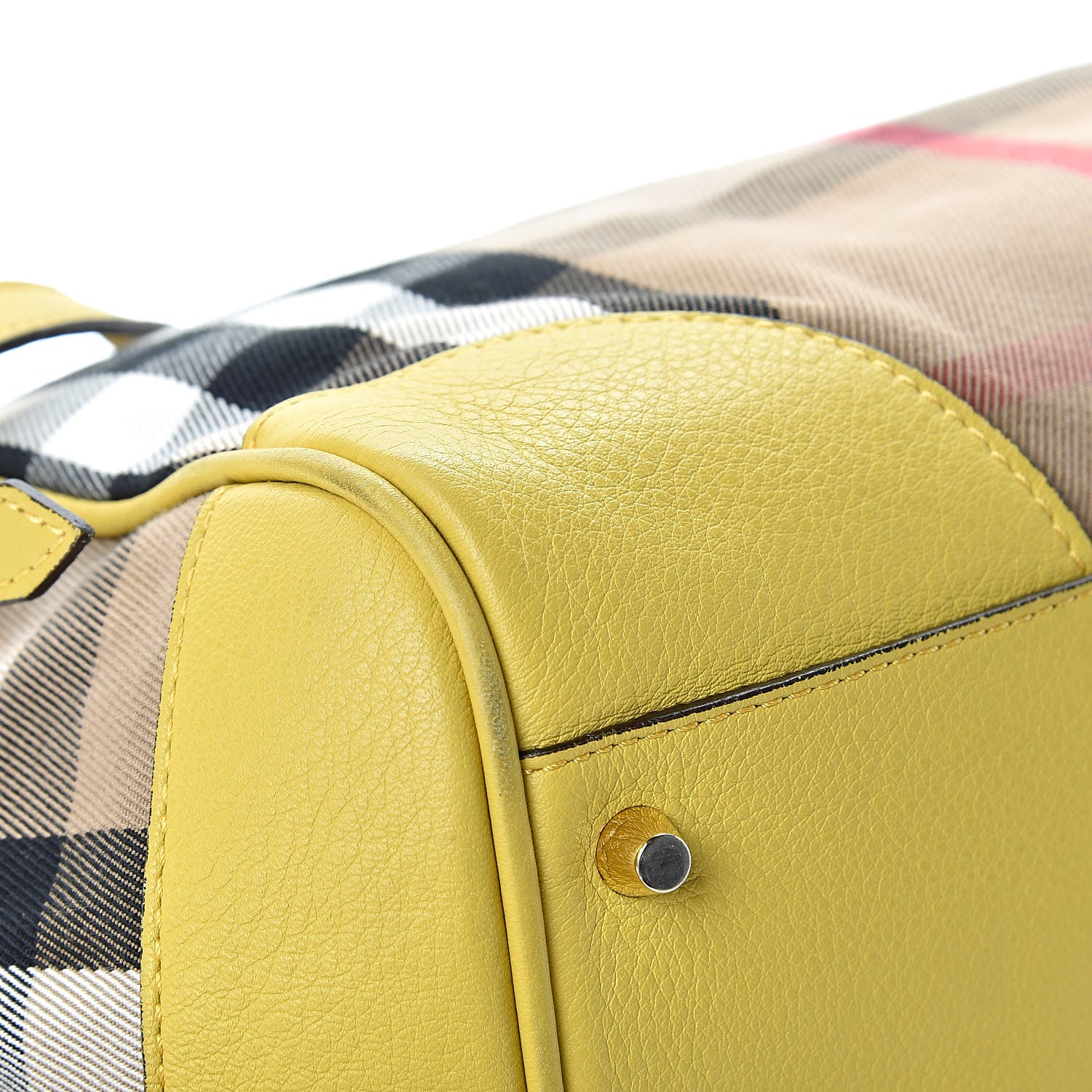 Burberry House Check Small Canterbury Tote Yellow 13 of 18