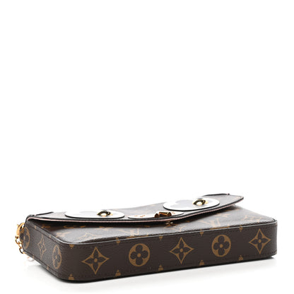 Louis Vuitton Monogram Valentine Dog Pochette Felicie Chain Wallet 5 of 11
