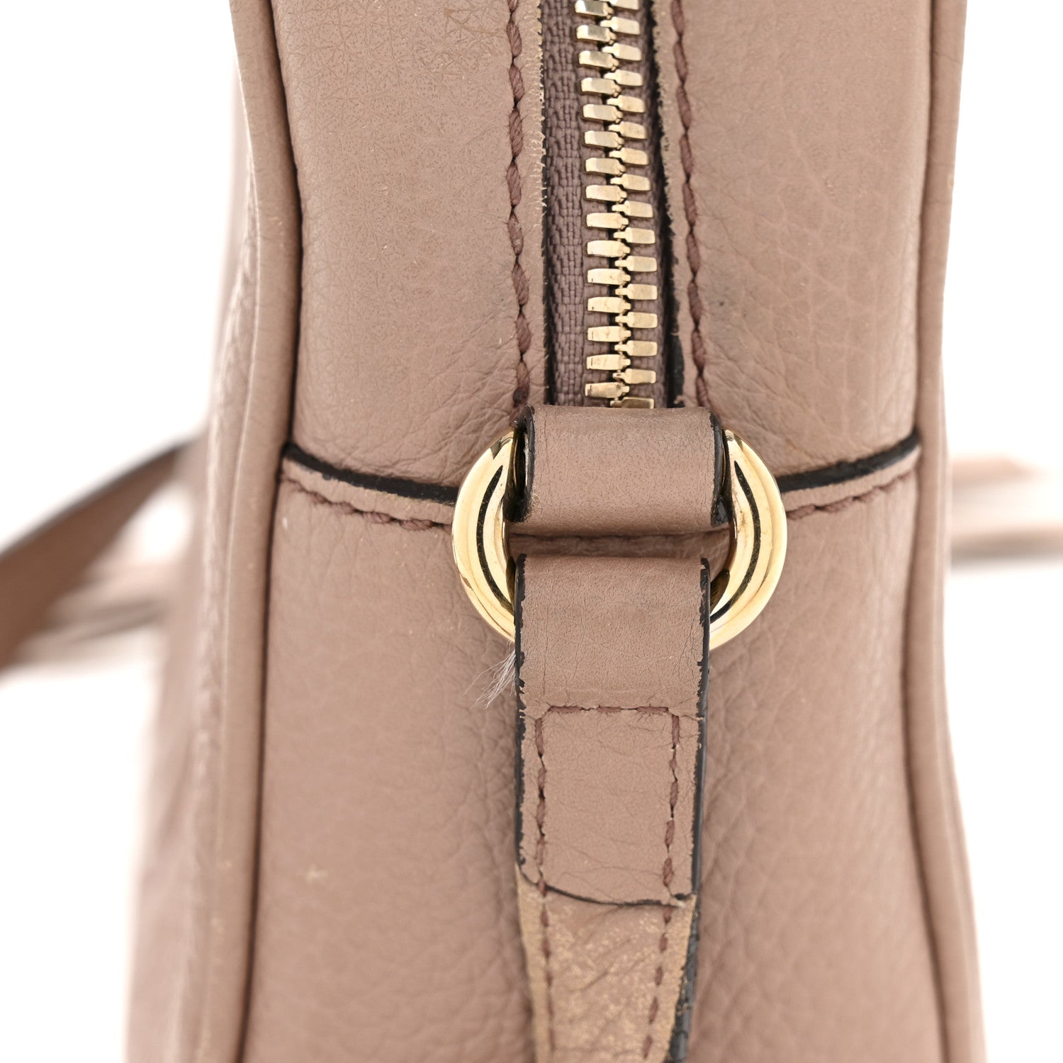 Gucci Pebbled Calfskin Small Soho Disco Bag Rose Beige 12 of 12
