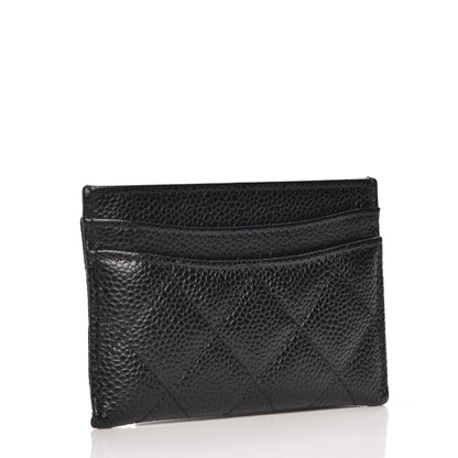 Chanel Caviar Quilted Card Holder Black 3 of 9