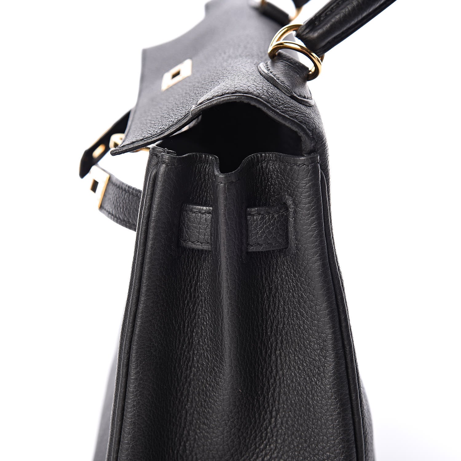 Hermes Togo Kelly Retourne 25 Black 19 of 34