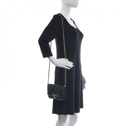Chanel Lambskin Quilted Golden Class Wallet on Chain WOC Black 2 of 7