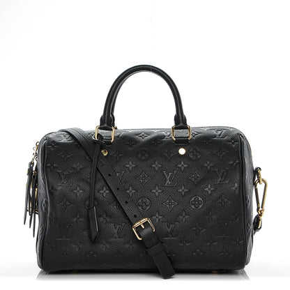 Louis Vuitton Empreinte Speedy Bandouliere 30 Black 1 of 7