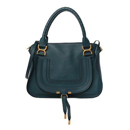 Chloe Calfskin Medium Marcie Satchel Laguna Blue 1 of 9