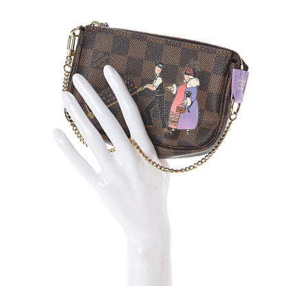Louis Vuitton Monogram Illustre Mini Pochette Accessories Violet 2 of 6