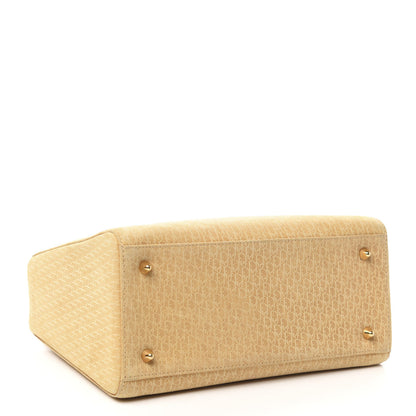 Christian Dior Nubuck Diorissimo Medium Lady Dior Gold 4 of 13
