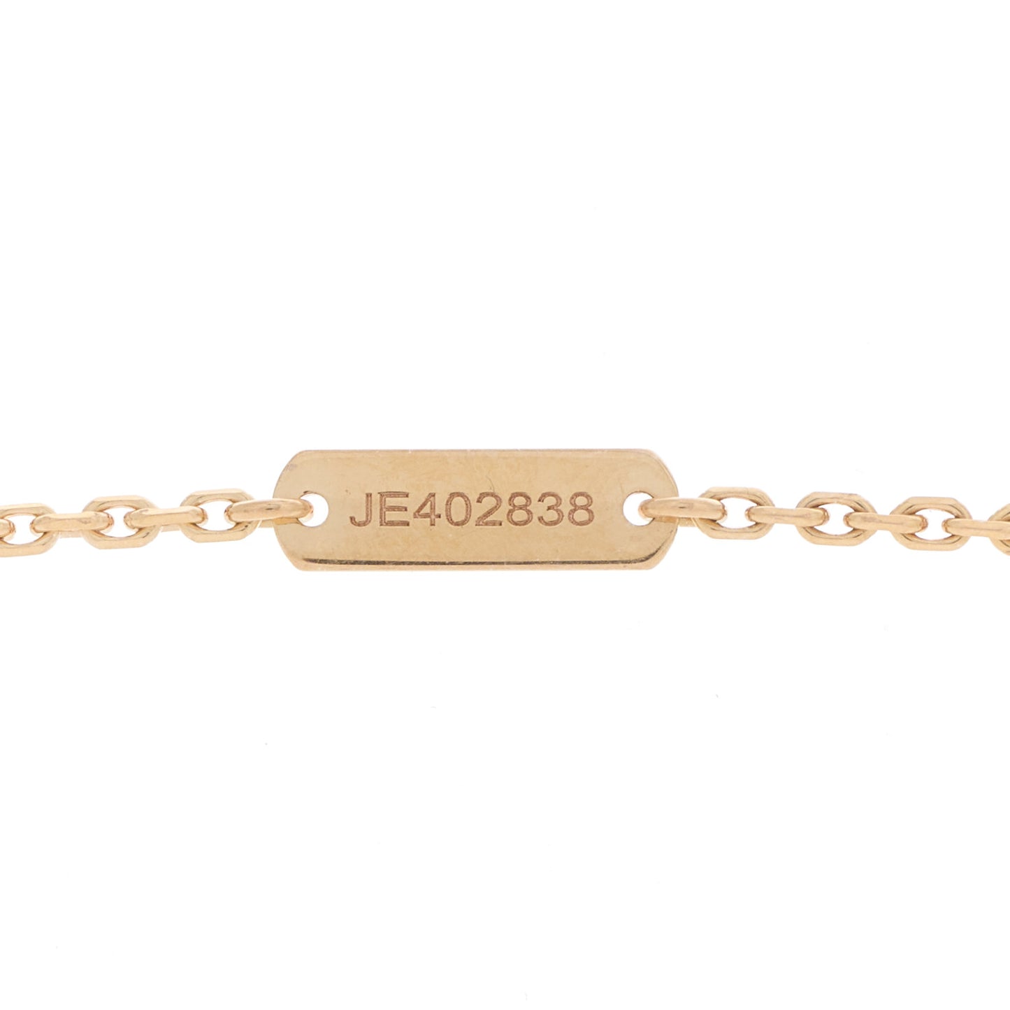 18K Rose Gold Vintage Alhambra Pendant Necklace
