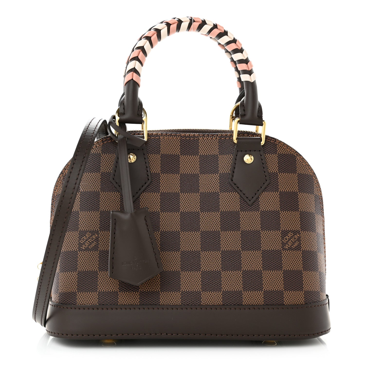 Louis Vuitton Damier Ebene Braided Alma BB 1 of 9