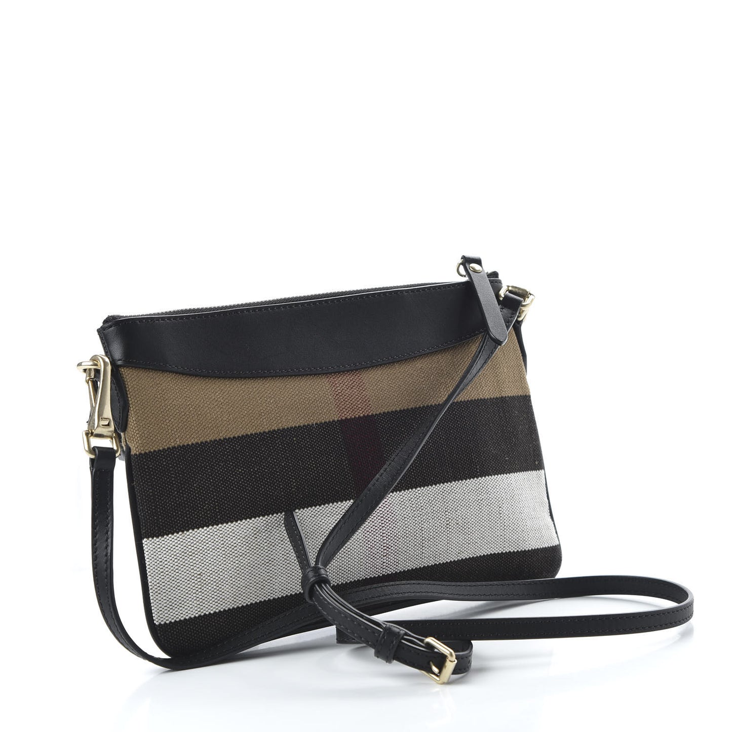 House Check Derby Peyton Crossbody Clutch Bag Black