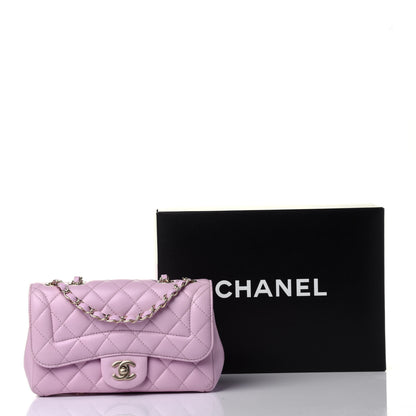 Chanel Lambskin Quilted Mini Mademoiselle Chic Flap Pink 11 of 11