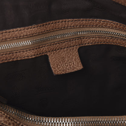 Gucci Calfskin Medium Bamboo Bar Tote Bag Brown 8 of 13