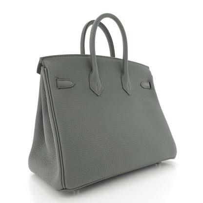 Hermes Togo Birkin 25 Vert Amande 3 of 11
