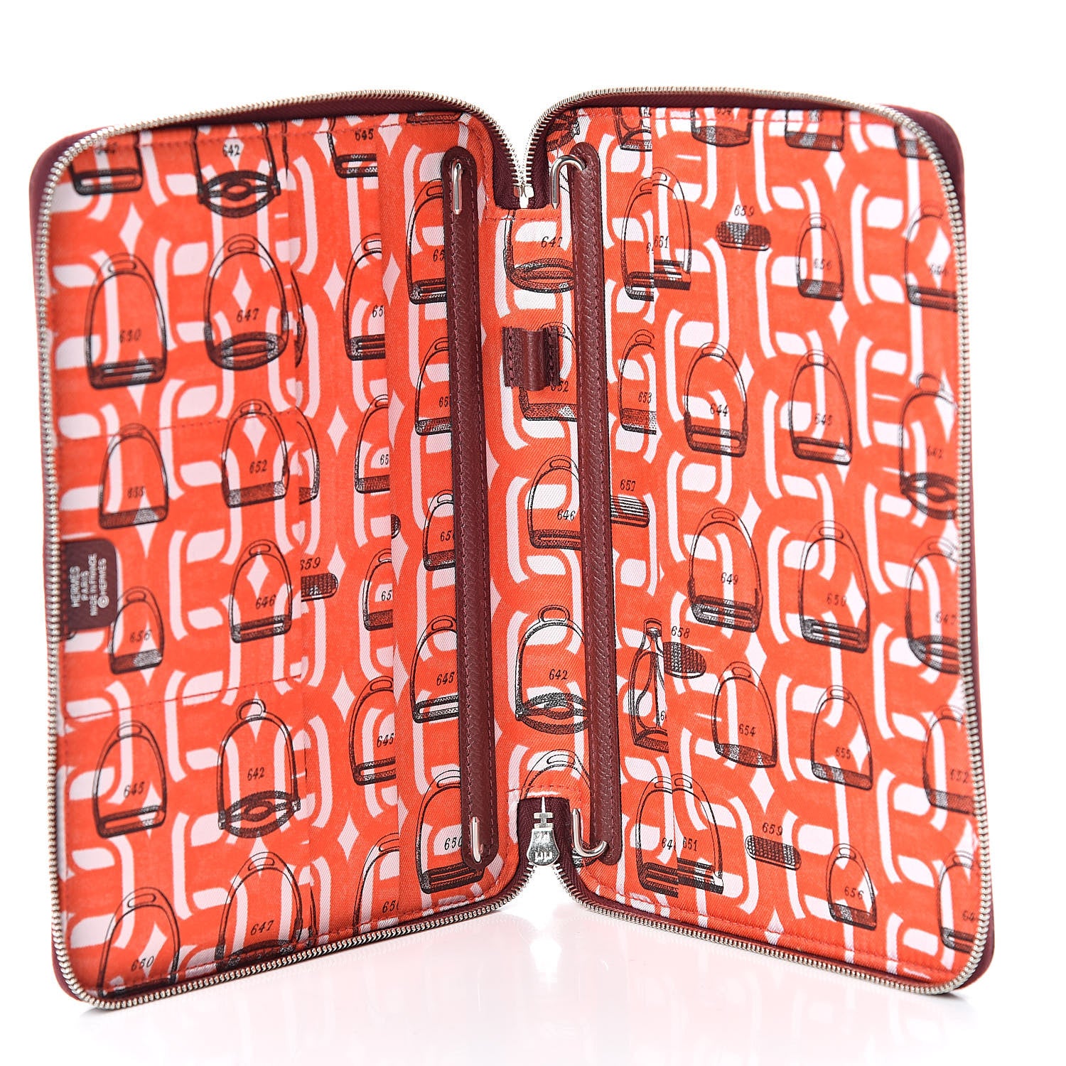 Hermes Epsom Silkydaily Globe Trotter Agenda Rouge H 5 of 7