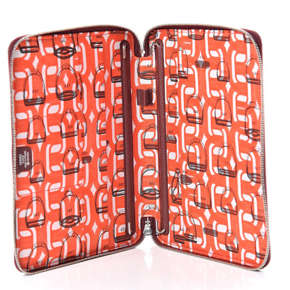 Hermes Epsom Silkydaily Globe Trotter Agenda Rouge H 5 of 7