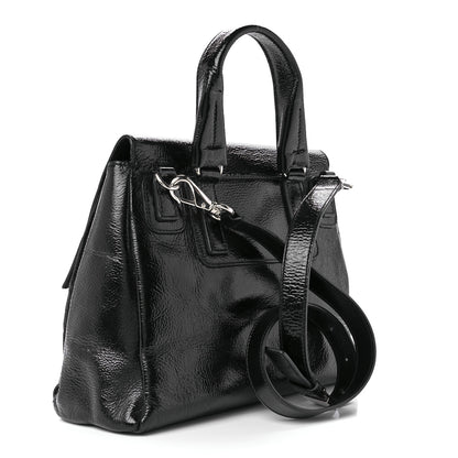 Givenchy Patent Medium Pandora Pure Flap Bag Black 2 of 9