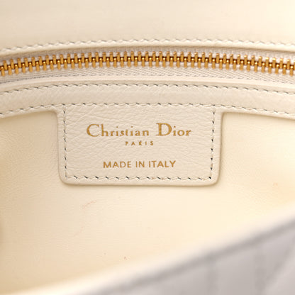 Christian Dior Lambskin Cannage Small Caro Bag Ivory 6 of 11