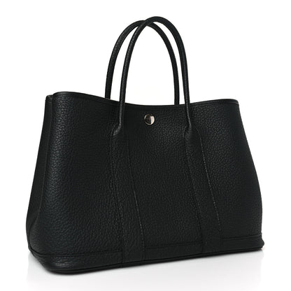 Hermes Vache Country Garden Party 30 TPM Black 3 of 9