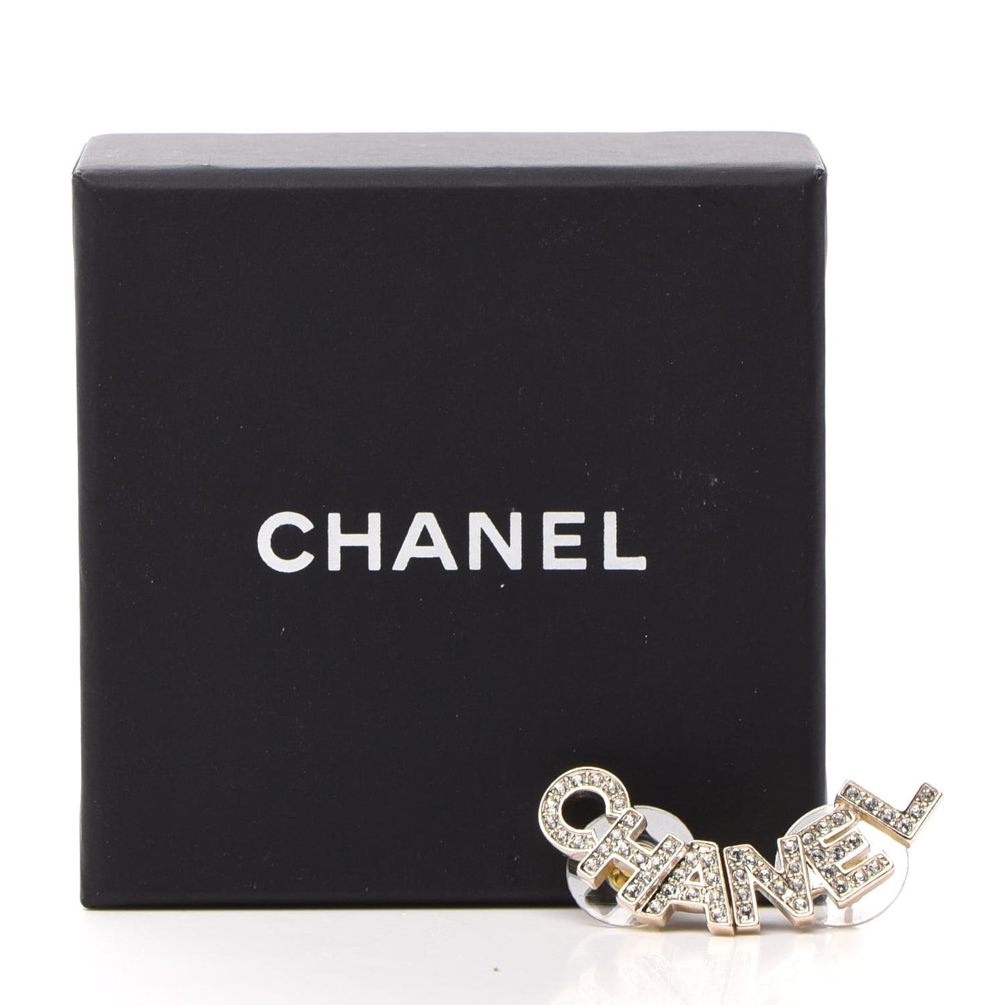 Crystal Pearl Signature Stud Earrings Gold