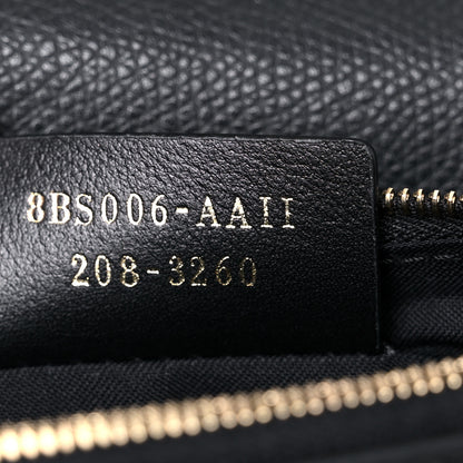 Fendi Vitello Cruise F is Fendi Bi-Color FF 1974 Embossed Medium Envelope Wallet On Chain Black Maya 8 of 13