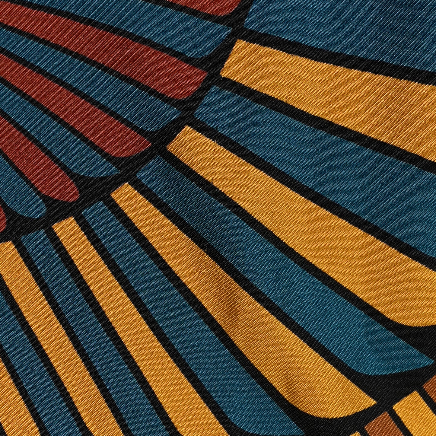Silk Egyptian CC Scarf Black