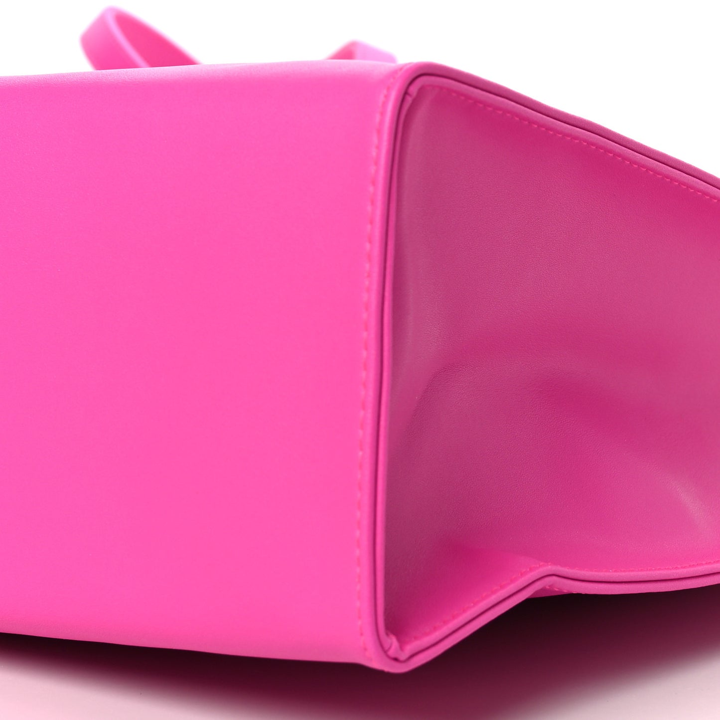 Vegan Leather Medium Shopping Bag Azalea
