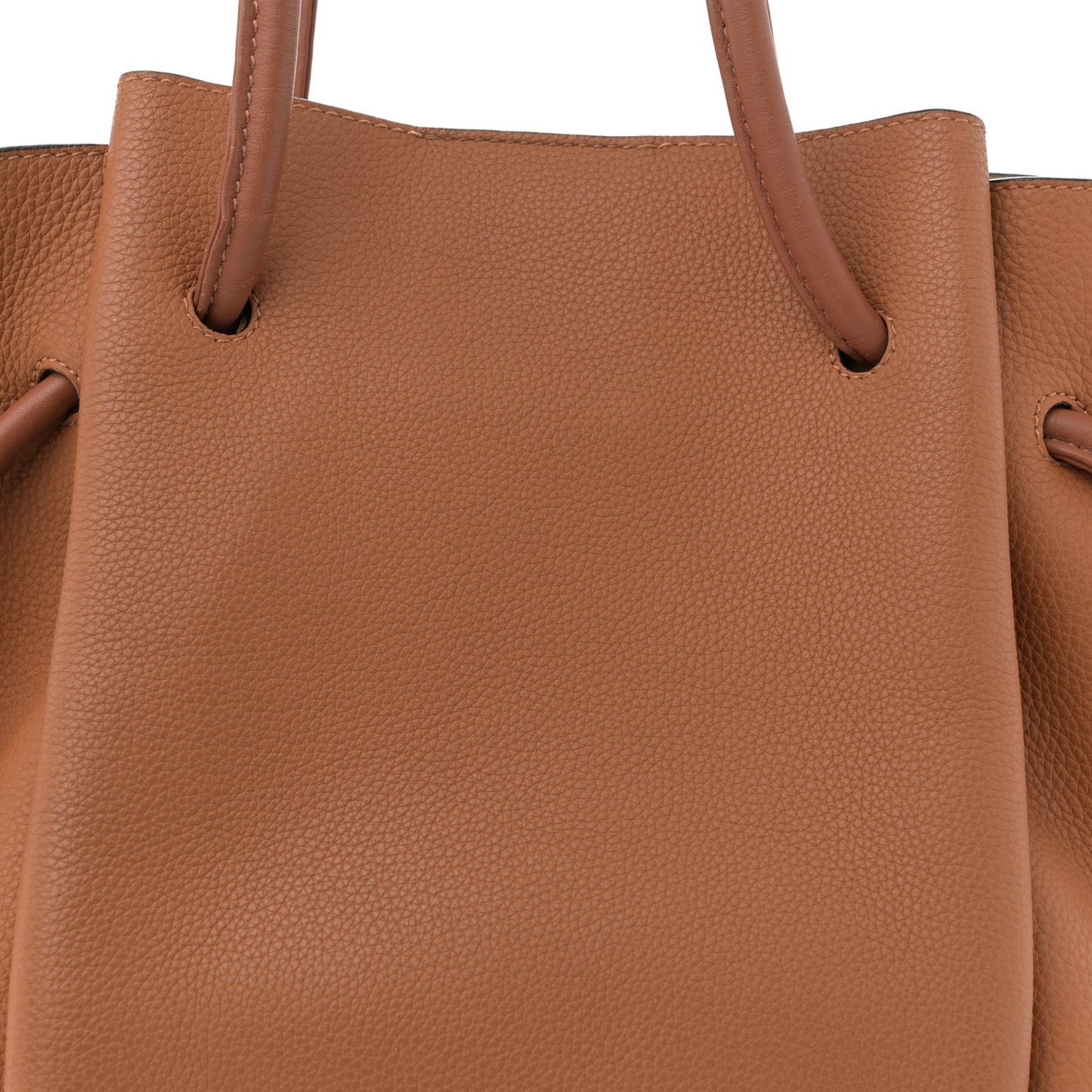 Calfskin Small Flamenco Knot Bag Caramel