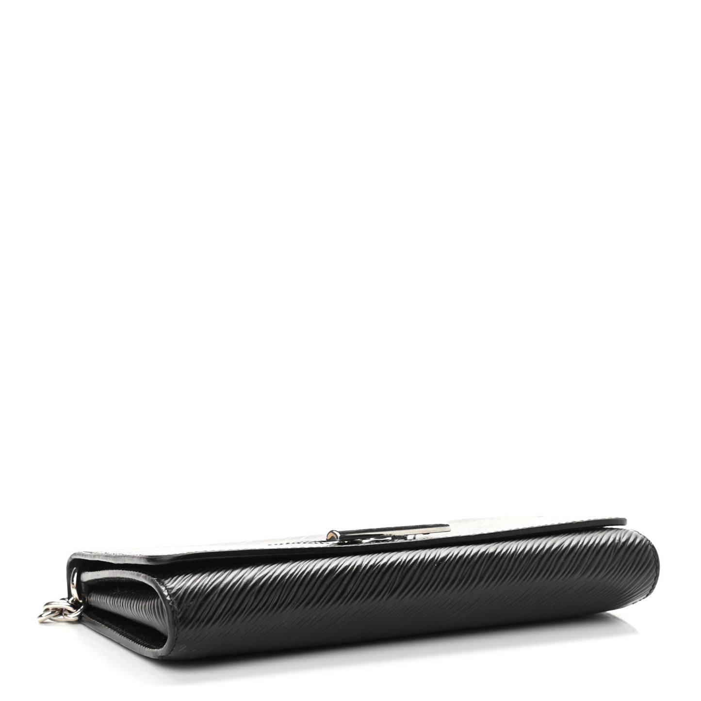 Epi Twist Chain Wallet Black
