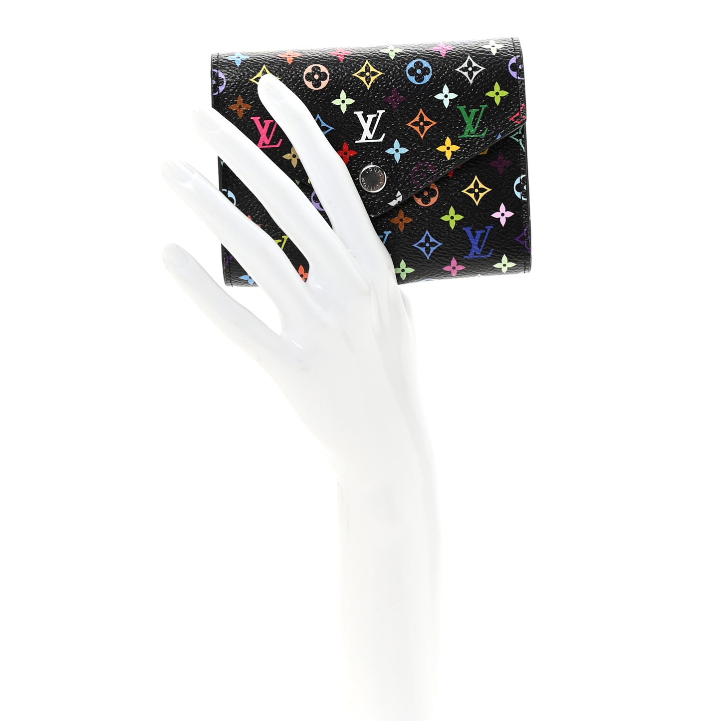 LV x TM Monogram Multicolor Victorine Wallet Black