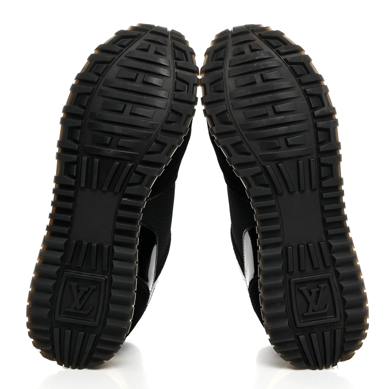 Louis Vuitton Suede Monogram Run Away Sneakers 36.5 Black 5 of 8